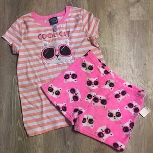 Pink Cat pajama set